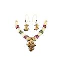 Intricately Designed Necklace With Earring