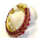 Pink Stone Studded Bangle