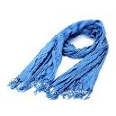 Blue Coloured Designer Scarf