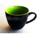 Smooth Finished Black Coloured Cup