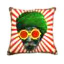 Village Man Printed Cushion