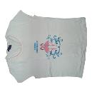 White Coloured Round Neck T-Shirt For Kid