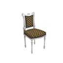 Teak Wood Chair With Silver Cladding