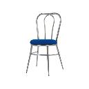 Dining Chair With Metal Backrest