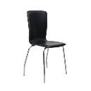 Black Coloured Chair With Backrest