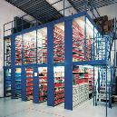 Multi-Tier Racking System With Multi-Tier Shelving