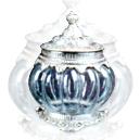 Silver Plated Sindoor Jar