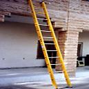 Fiber Glass Safety Ladders With Anti Skid Rubber Shoes