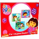 Dora 3 In 1 Puzzle