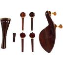 Box Wood Black Fittings Viola Set