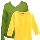 Green And Yellow Colored Unisex Pullover