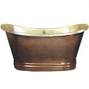 Copper Double Slipper Bathtub