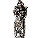 Metal Sculpture Of Lord Krishna