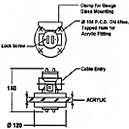 25 Watt Gauge Glass Lamp