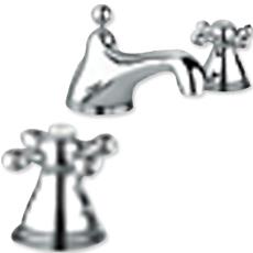 Three-Hole Basin Mixer With 1 1/4 Inch Pop-Up Waste Set