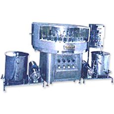 Rotary Bottle Washing Machine With Output 60 To 110 Bottles/Minute