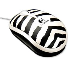 Two-Thirds Standard Size Zebra Mouse