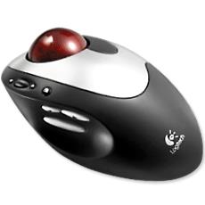 Cordless Optical Trackball With Forward And Back Buttons