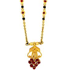 Graduated Beads Designer Mangalsutra In 22K Yellow Gold