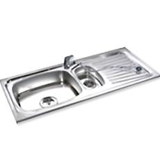 Linen Finish Elegant Sink With Tap Hole