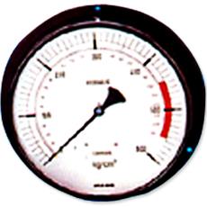 Heavy Duty Pressure Gauge With 100 Mm Dial Back Connection