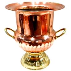 Copper And Brass Made Champagne Chiller