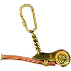 Brass And Copper Made Horn Key Ring