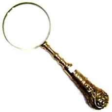 Magnifying Glass With Shiny Finish