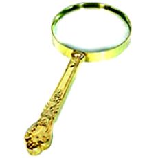 Brass Made Magnifying Lens With Shiny Finish