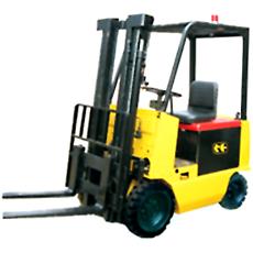 Electric Forklift Truck With Large Diameter Tyre