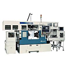 High Speed Twin Spindle Chucker With Spindle Drive Positioning Control