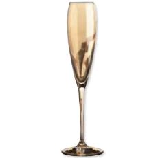 Amber Luster Champagne Flutes