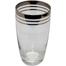 Liquid Silver Highball Glasses