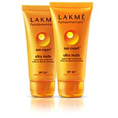 Ultra Matte Lakmé Sunscreen Lotion With Spf 20 And Spf 30