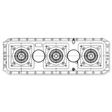 Five Pump Drives With Spur Gearing