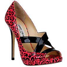 120Mm/4.7" Leopard Print Sandal