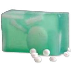 Clear Base Soaps With Freedom Mint Fragrances