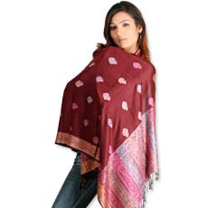 Jacquard Woven Shawl With Buti