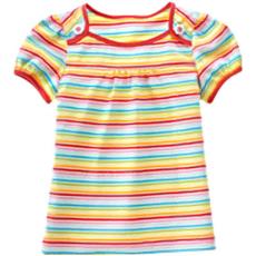 Multi-Colored Striped T-Shirt For Kids