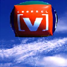 Helium Balloons With Channel [V] Logo