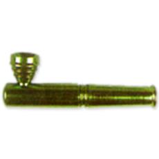 Green Aluminium Coloured Metal Smoking Pipe