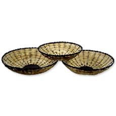 Bamboo Made Oval Shaped Serving Bowl