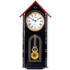 Wooden Wall Clock With Pendulum