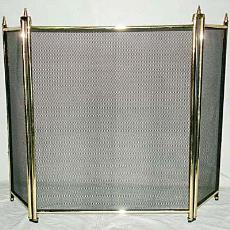 Metal Infused Fireplace Screens