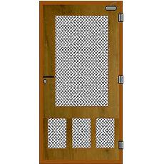 Wooden Fire Protection Door With 45Mm Thickness