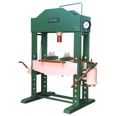 Hand Operated Hydraulic Press With Pressure Gauge