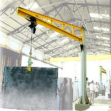 Heavy Duty Arm Crane With Electrical Chain Hoist