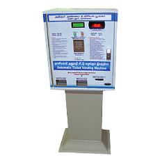 Pre-Printed Ticket Vending Machine With Bank Note Validator