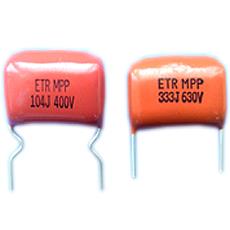 Resin Coated Metallized Polypropylene Film Capacitor