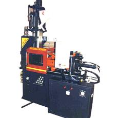 Microprocessor Controlled Horizontal Locking Vertical Injection Moulding Machine